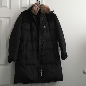 Long puffer coat, super warm